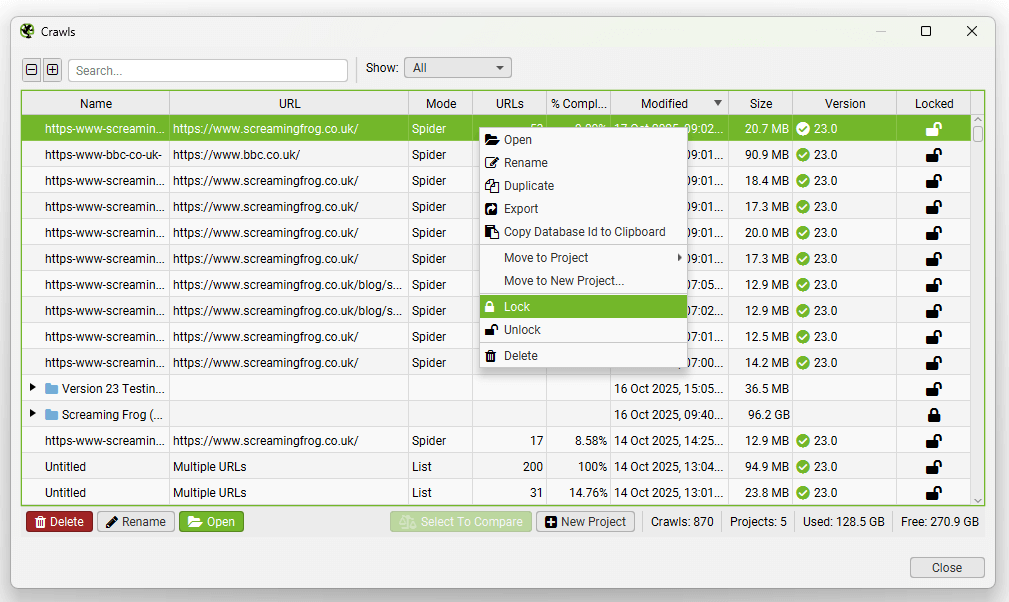 Screaming Frog tweet media
