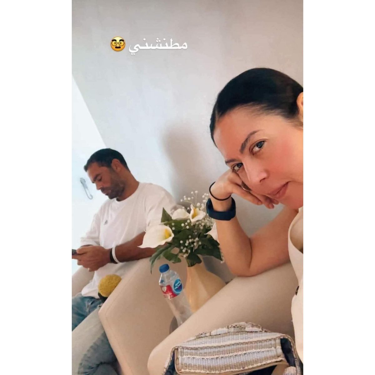 sherine412's tweet image. مفيش مرة في ال٧ سنين دول قررتي تشوفي التليفون طيب ؟