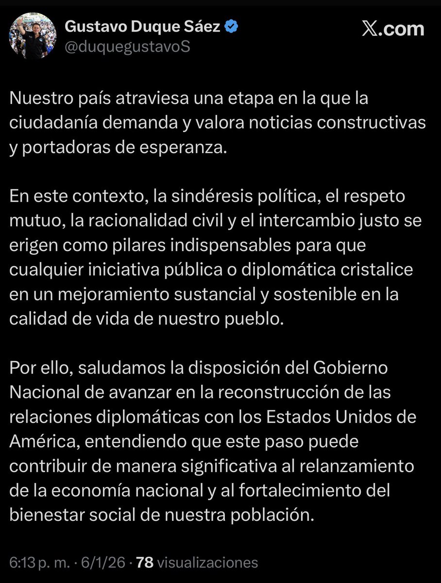 #Importante mensaje de nuestro líder <a href="/duquegustavoS/">Gustavo Duque Sáez</a> #FuerzaVecinal