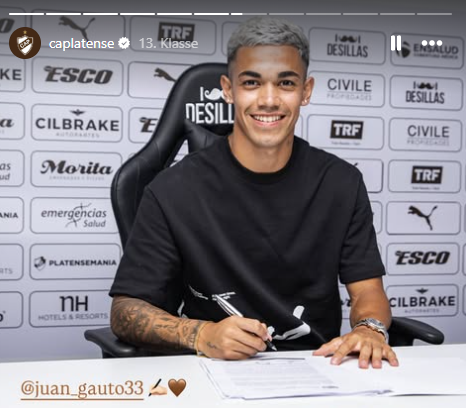 Gauto hat bei CA Platense unterschrieben. Der argentinische Klub schreibt von einer Leihe mit Kaufoption. Bestätigung des FCB steht noch aus. #rotblaulive