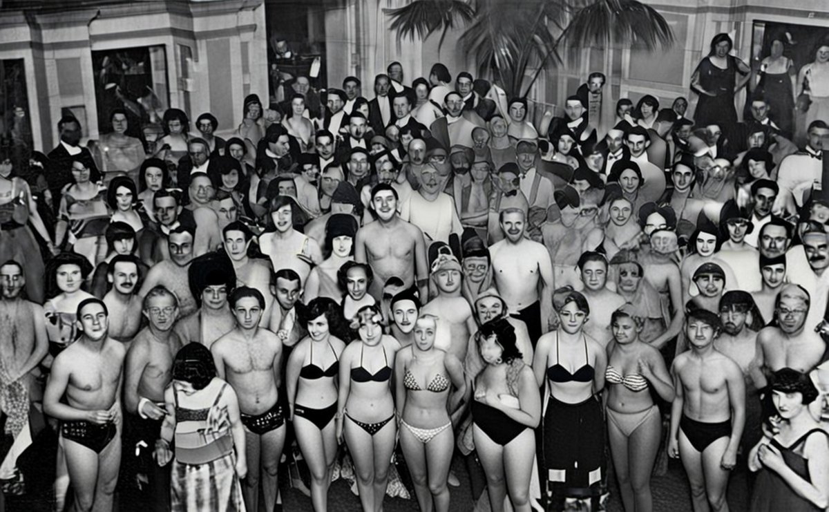 buttleproof's tweet image. Overlook Hotel, Beach Day 1921.