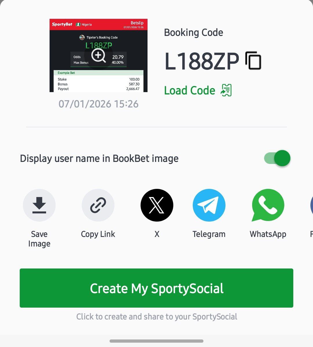 20 Odds On Sporty

Code👉 L188ZP

Good luck 🍏🍏🍏🍏🍏