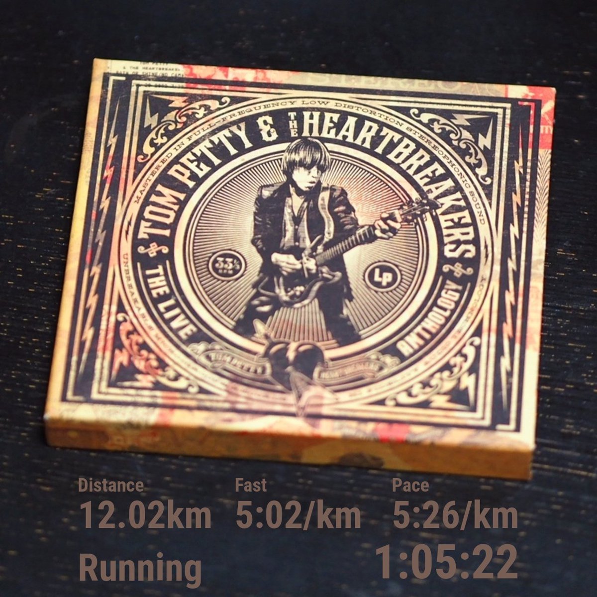 寒い。
1km走れば寒さも忘れるだろ!?と気合いだけで家から飛び出す。
まだまだTom Petty🎧
凸凹歩道で右膝をやっちまったか、まずい…