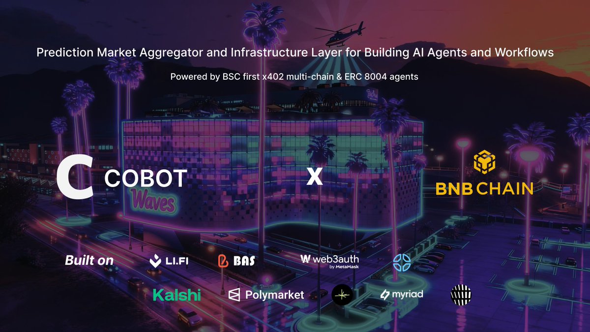 Beginner's Guide to Cobot (<a href="/cobotgg/">Cobot (x402, 8004 agents)</a>

): Your All-in-One Autonomous Trading Companion for Prediction Markets 

If you're new to prediction markets (or just to Cobot), this thread is for you! Cobot is a mobile-first app that aggregates platforms like Polymarket &amp; Kalshi, adds AI
