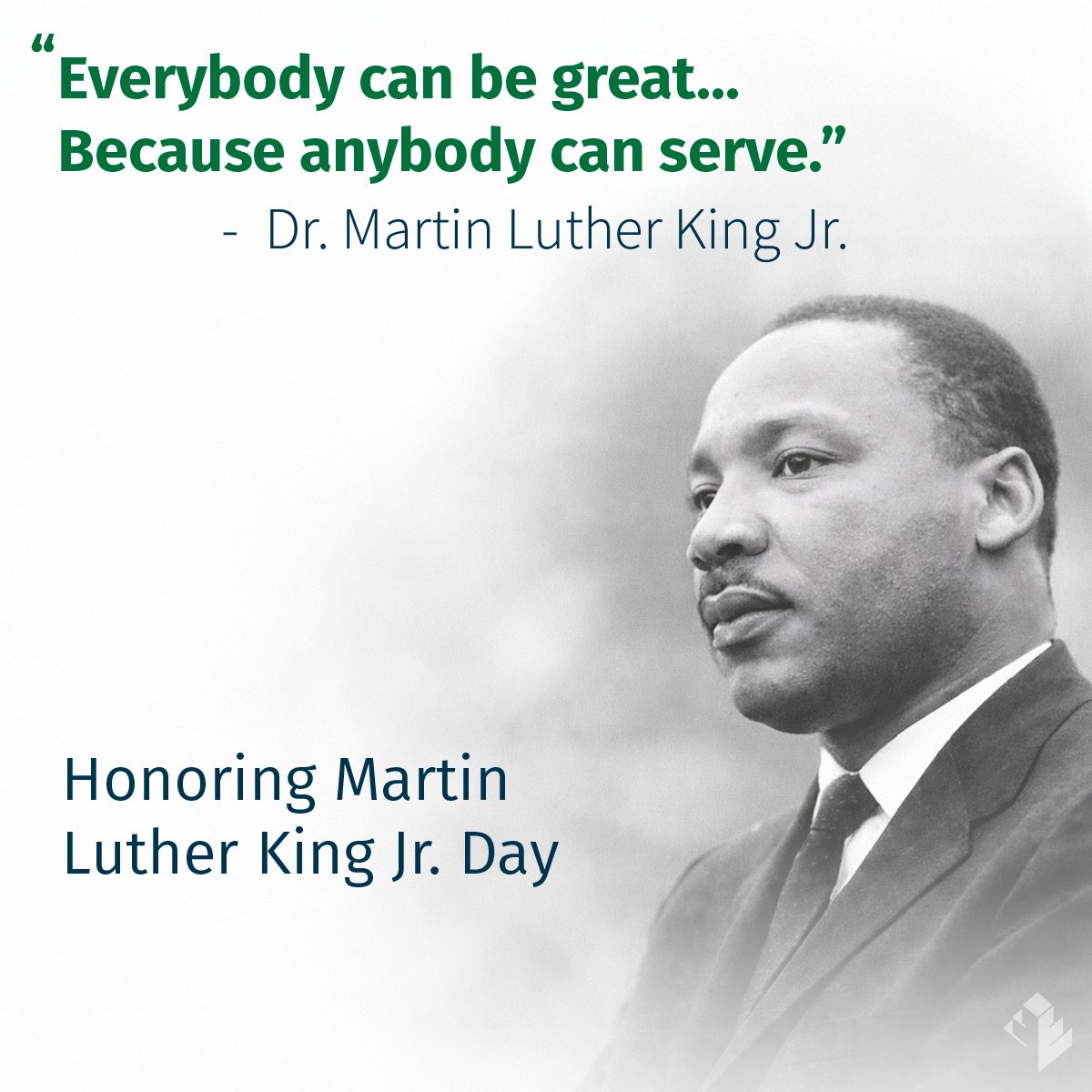 BankEquitable's tweet image. In observance of Martin Luther King Jr. Day, Equitable Bank will   be closed today, Monday, January 19, 2026.

We join our community in reflecting on Dr. King’s legacy and his continued call to serve, uplift, and lead with compassion.