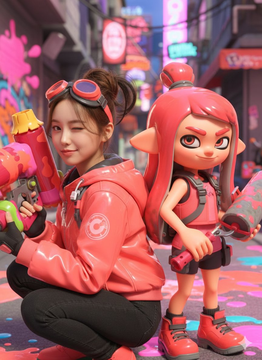 Piyohiko_ne_jp's tweet image. 🎨スプラトゥーン × Splatoon📸
チームメイトのインクリングちゃんと自撮りしよう♪ 試合に参加したい人は、下の｢ねえ Gemini｣って画像を保存して、自分の写真と一 緒にジェミニに読み込ませてね。
(画像長押し で保存できます)
詳しい説明をリプ欄に書いておくね🪶
#Alprompt #プロンプト #Inkling