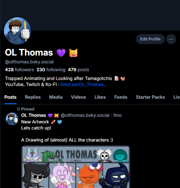 OL Thomas 💜🐱 tweet media