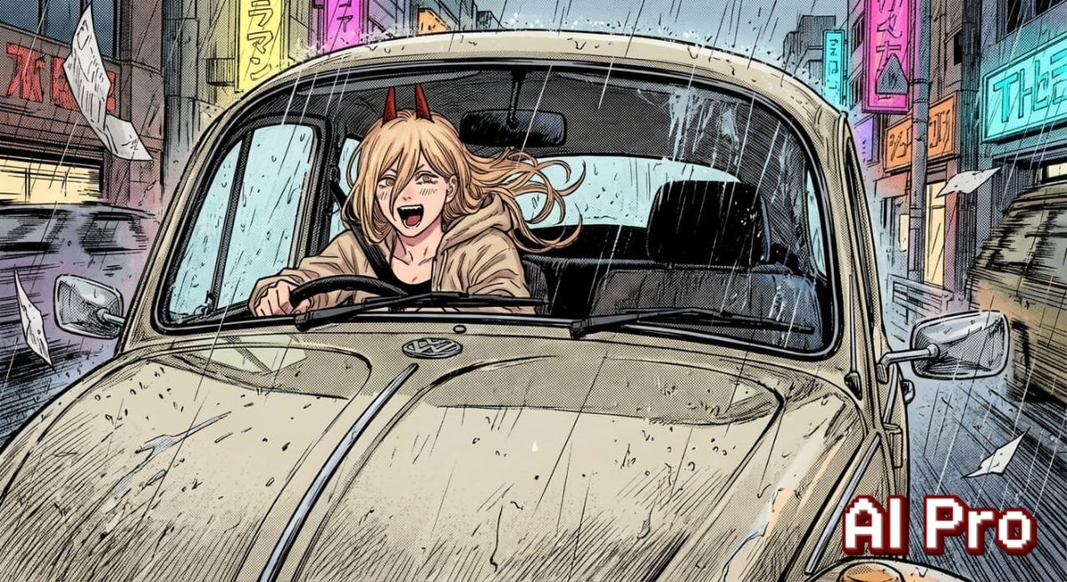 AIProComissions's tweet image. Too fast, but she's too excited to stop...
#AIart #AIイラスト #chainsawman #powerchainsawman