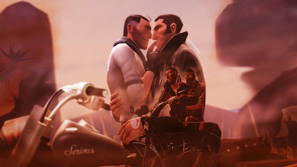 youlookpenis's tweet photo. I found my old SniperSpy poster and I didn't realize it was kinda connected...
#bloodysuit #TeamFortress2 #sfm https://t.co/36leWMATZp