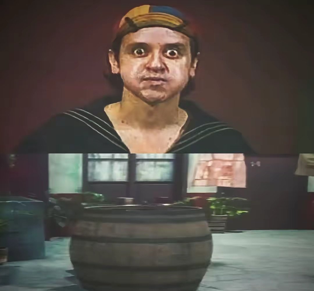 Sim,Chavinho. Você pode ficar com meu sanduíche de presunto...

>Kiko,nada irá mudar o passado. Eu morri há muito tempo devido a desnutrição e insalubridade.não foi sua culpa, você precisa superar!

>A oferta do sanduíche reflete uma bondade em seu coração,mas é preciso irmos