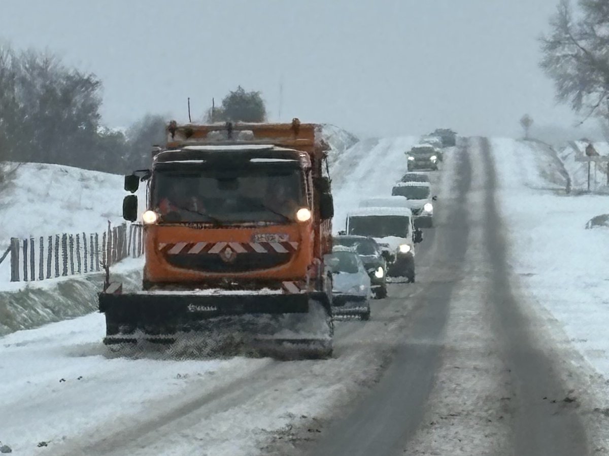 Image de Préfet du Cher - #NeigeVerglas | 🟠Vigilance orange neige-verglas : les conditions de circulation s'améliorent progre