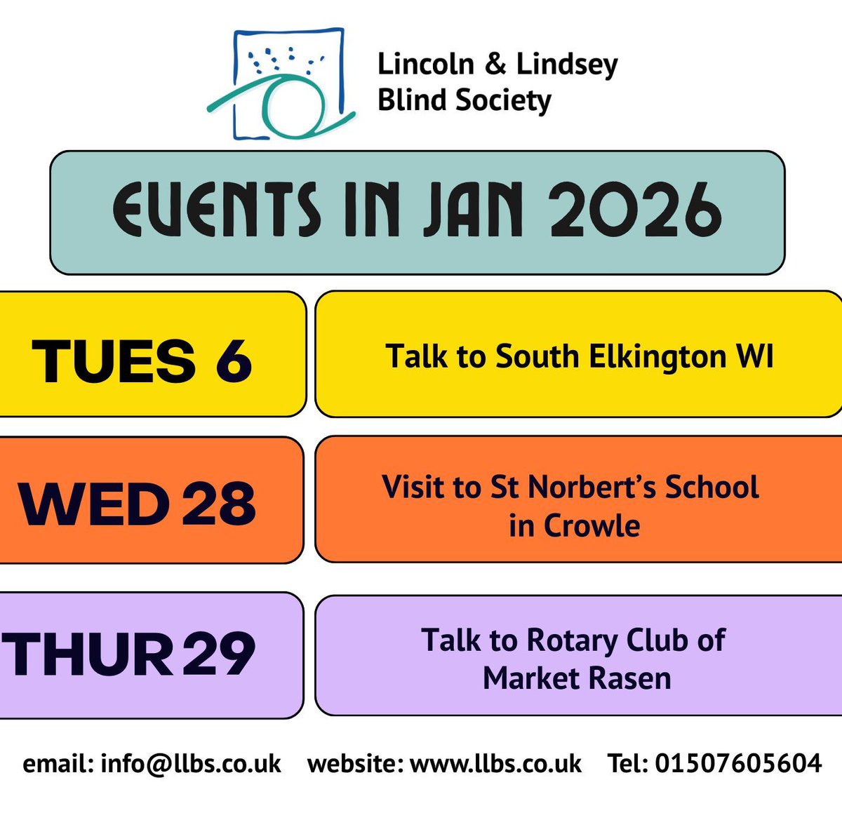 Lincoln & Lindsey Blind Society (LLBS) tweet media