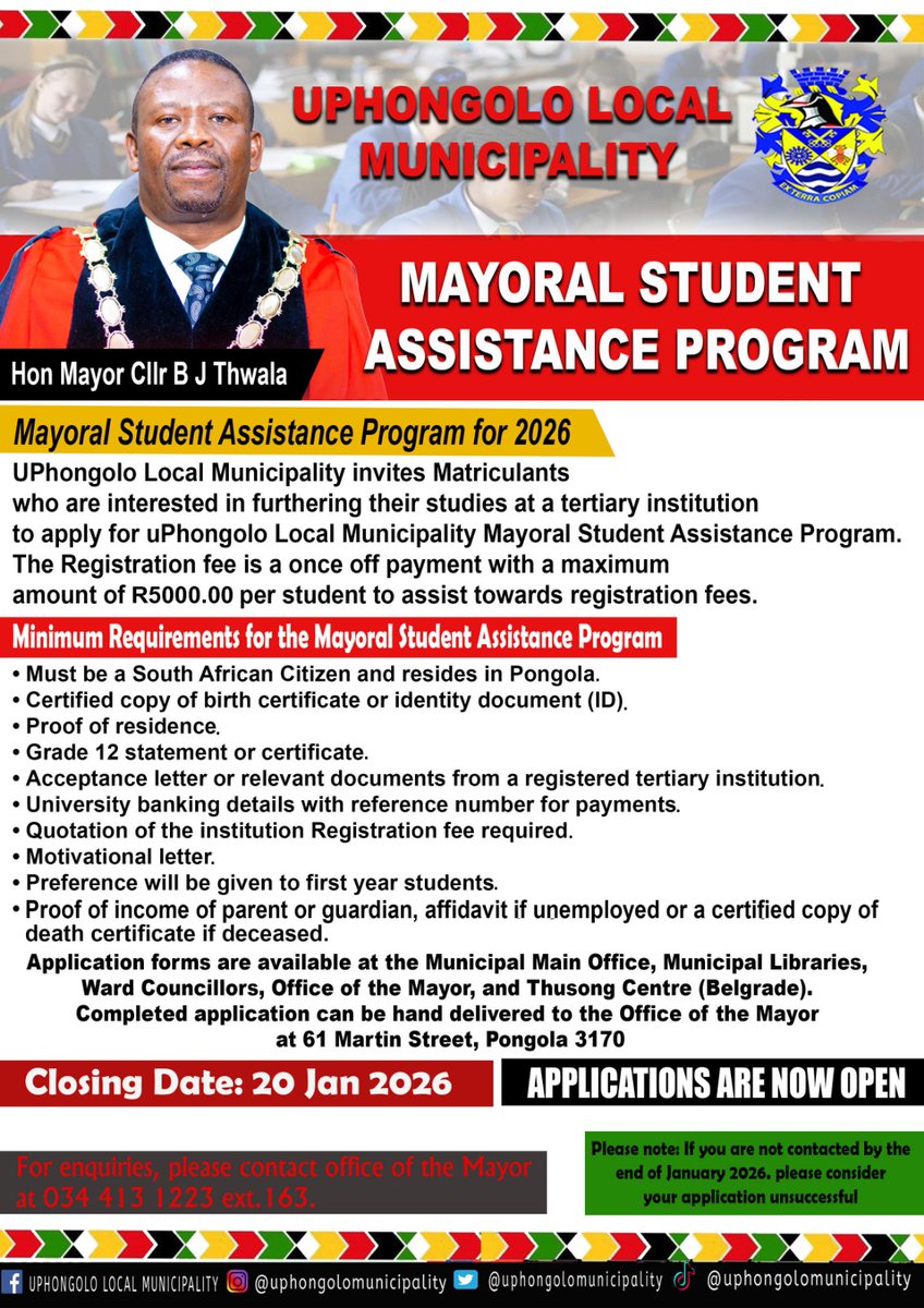 uPhongolo Municipality tweet media