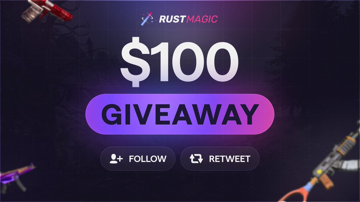 soulstealer_hs's tweet image. 🔥100$ GIVEAWAY🔥

✅Follow @soulstealer_hs and @RustMagicCom
🔃Retweet
👫Tag 1 Friend

That’s it and GL! Ends in 4 days!