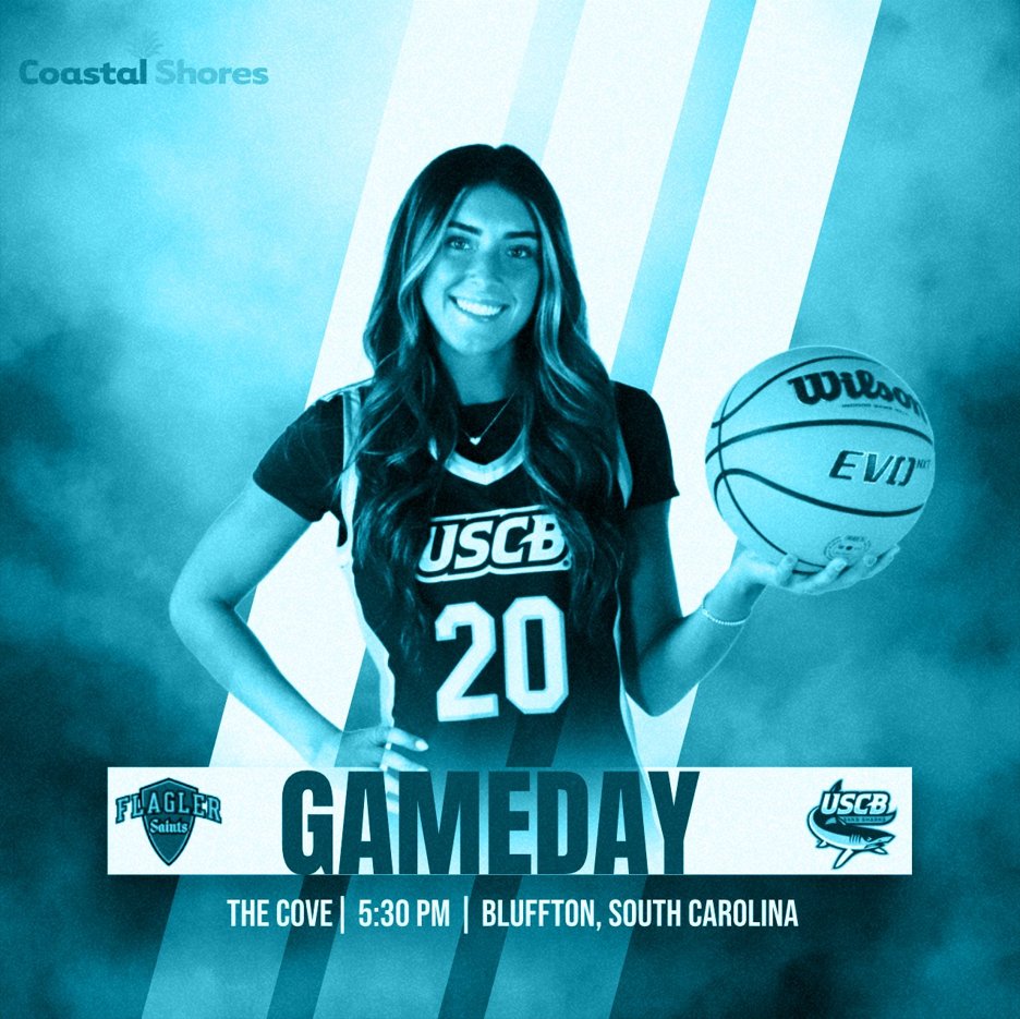 USCBAthletics's tweet image. It's Gameday! @uscbwbb is home this evening against Flagler College at 5:30 PM! 
#GAMEDAY #USCB #FINSUP