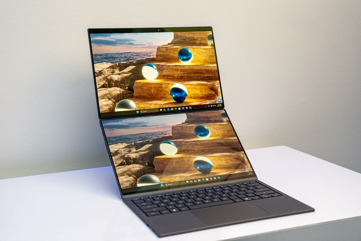 CES 2026 مستمر بقوة!
Asus أعلنت Zenbook Duo بشاشتين قريبتين من بعض وتجربة أنظف + بطارية أكبر ومعالج Intel الجديد 💻🔥
#تقنية #CES2026 #Asus