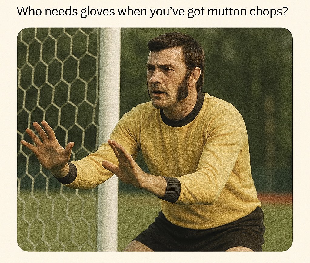 Goalkeepers can play without gloves.

Nothing in the LOTG that states they must wear  them. Law 4 - player equipment. 

Have you ever seen a goalie without gloves post the 1980s🧤? 

#gloves #football #lotg