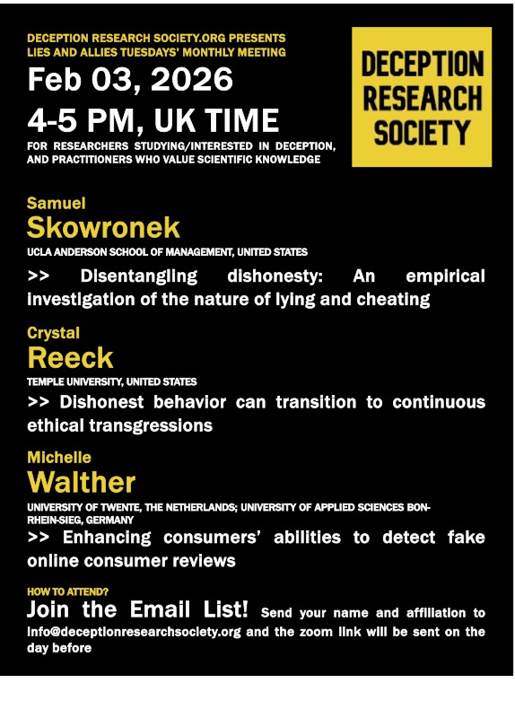 Deception Research Society tweet media