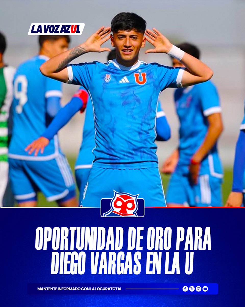 LaVozAzul_'s tweet photo. 🏃🏻Siguiendo la filosofía, pero ahora vestido de azul. 

Ante la inminente salida Matias Sepúlveda y Antonio Díaz, Universidad de Chile junto al “Paqui” tomaron la decisión de no invertir, de momento, en un lateral izquierdo quedándose solo con Felipe Salomoni y el joven canterano, Diego Vargas.

#VamosLaU #LocuraTotal 🔵🔴🤘🏻