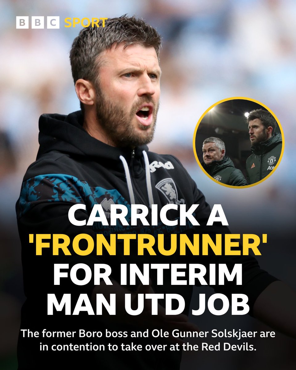 BBCTeesSport's tweet image. Could the former Boro boss be back in the dugout?  👀🏟️

#Boro | #UTB | #MUFC | #BBCFootball