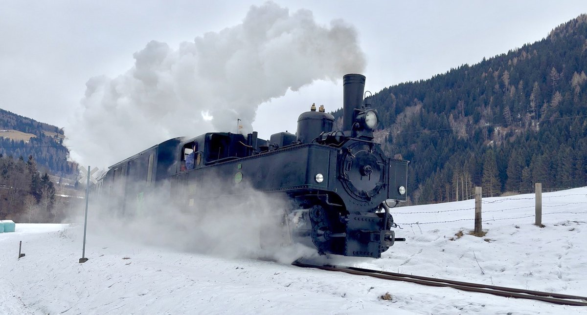 ColorJon89's tweet image. First #steamfix of 2026 at the Murtalbahn.