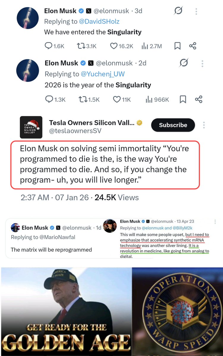 AnandPanna1's tweet image. 🚨They are saying that God created you to die, and I am going to make you immortal by merging you with a machine.

#Borgification #singularity