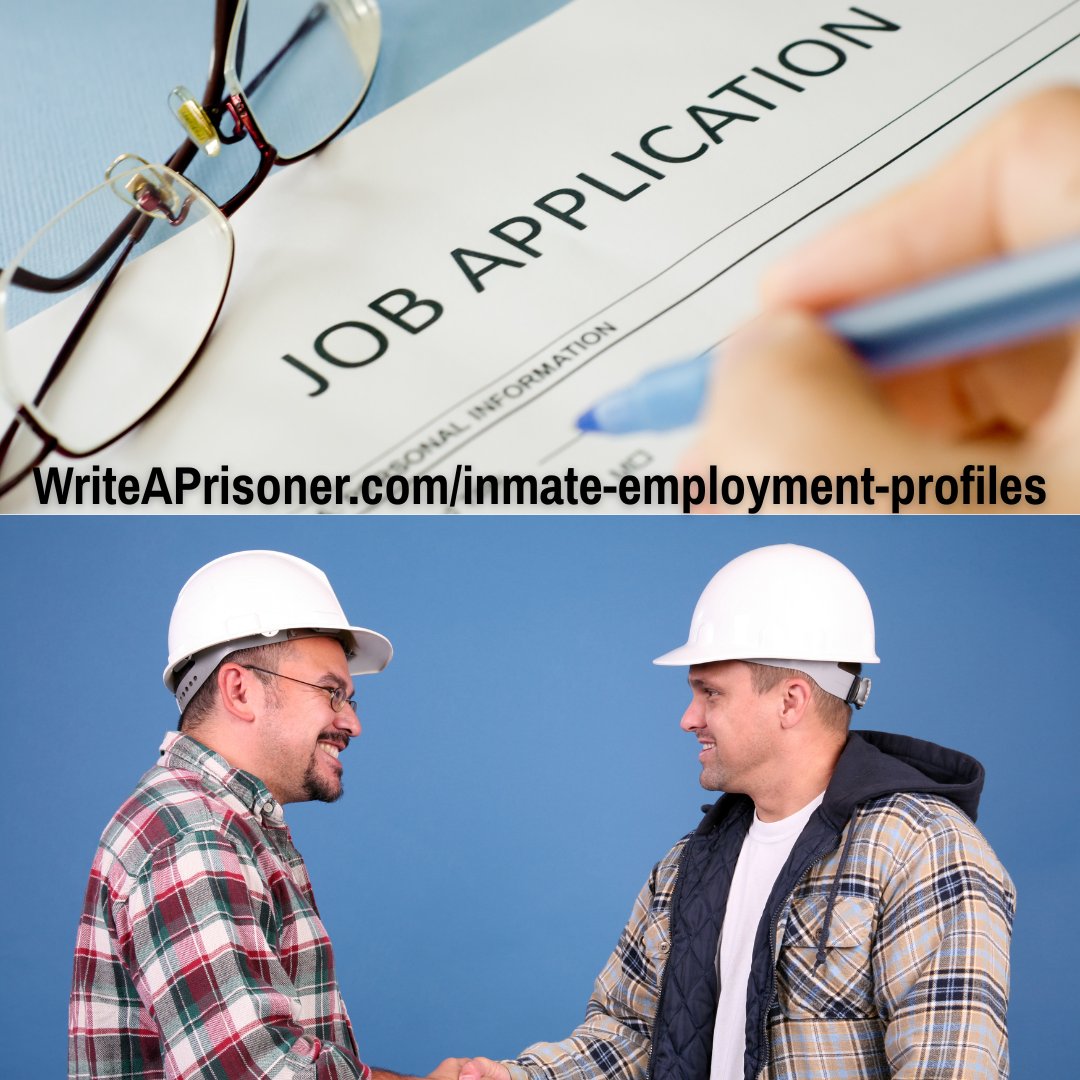 writeaprisoner's tweet image. Inmates who will be released within the year have posted employment profiles: writeaprisoner.com/inmate-employm…
You can view their skills and where they hope to find work. Can you please help someone by searching online for suitable jobs in their area and sending them the information? 🥰