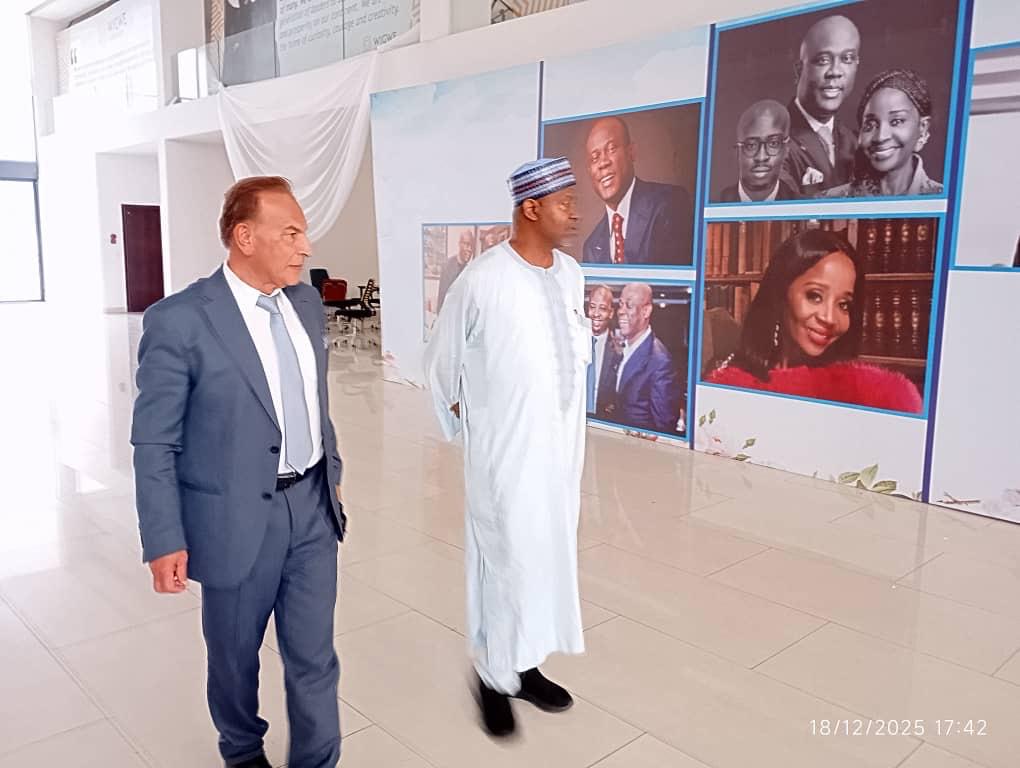The Executive Secretary of the <a href="/OfficialNUC/">National Universities Commission</a>, Prof. Abdullahi Yusufu Ribadu, paid a courtesy visit to <a href="/WigweUniversity/">Wigwe University</a> —commending its vision, learning environment, and commitment to quality education.
Read more at bit.ly/4aIAj21. 🎓🇳🇬