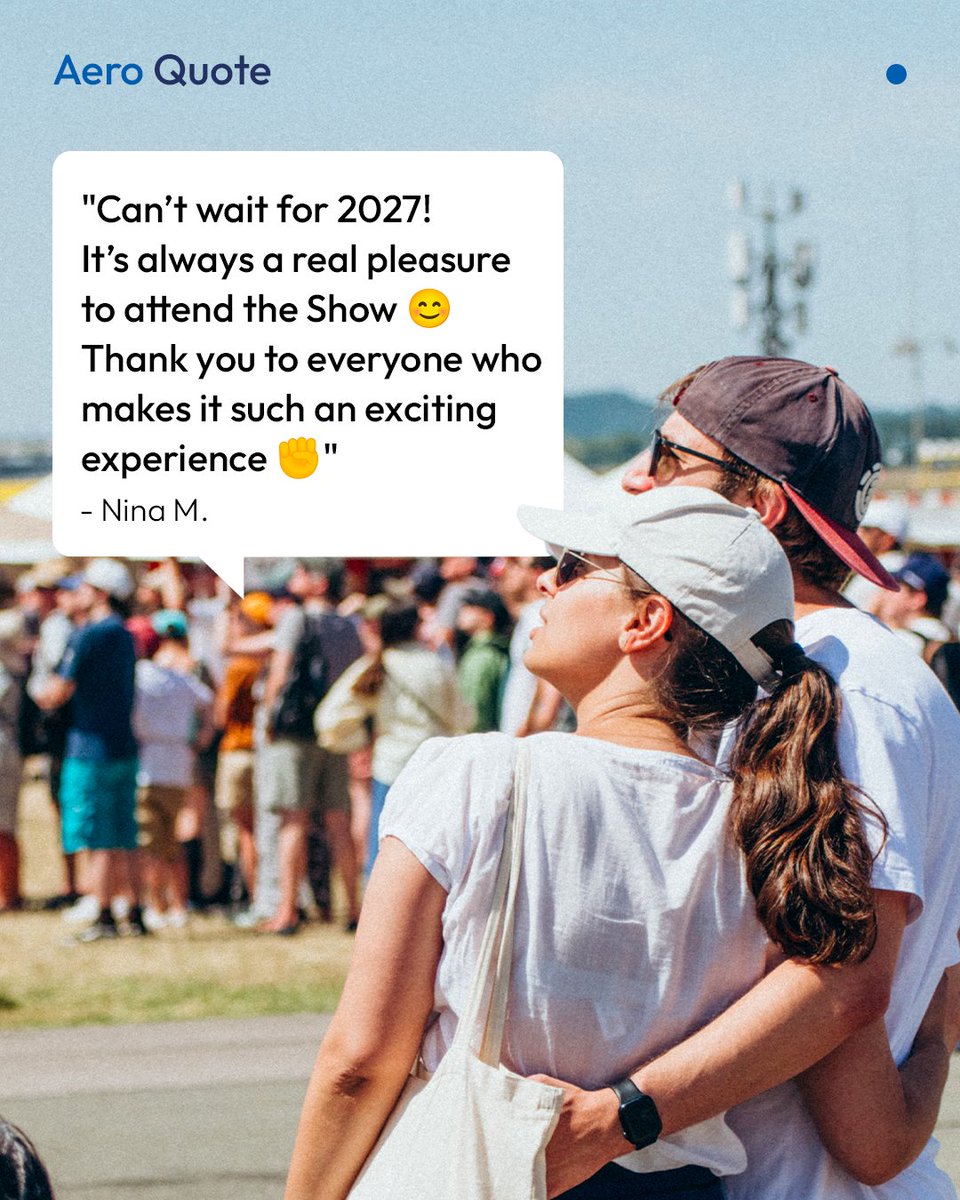 salondubourget's tweet photo. Shared emotions.
Meaningful encounters.
A common passion for aviation and space.

That’s what the Paris Air Show is all about.

Thank you to everyone who brings the Show to life, edition after edition.

✈️ See you in 2027. ✨

#PAS27 #ParisAirShow #Aviation #AerospaceCommunity https://t.co/I5YDFu4AgS