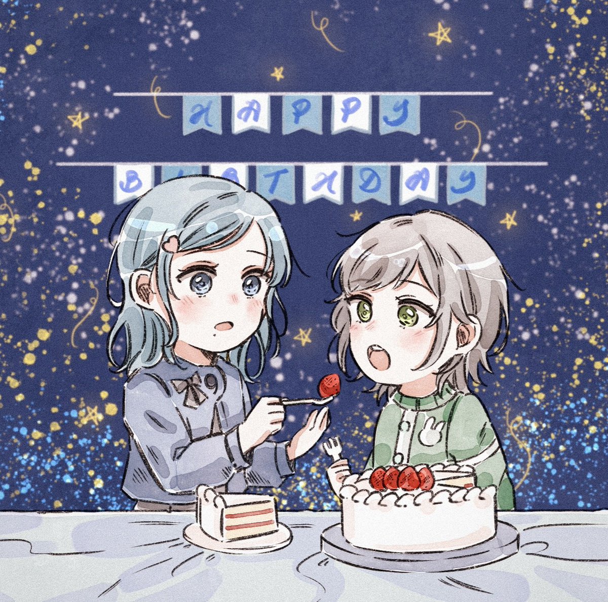 しぃちゃん、誕生日おめでとう🩵💚🎂

#日野森志歩誕生祭2026
#prsk_FA