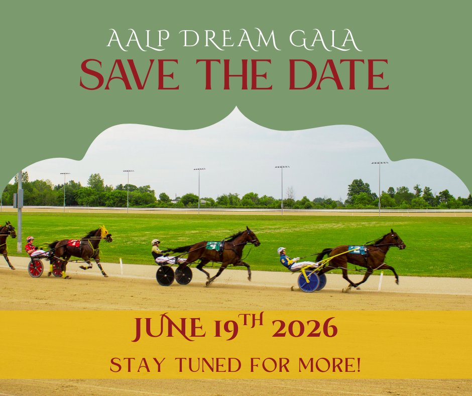 📅 Mark you calendar the AALP Dream Gala returns June 19th 2026. This year’s event promises a little more pace 🏇, a little more pageantry🌹and plenty of unforgettable moments!  Stay tuned for more details.
