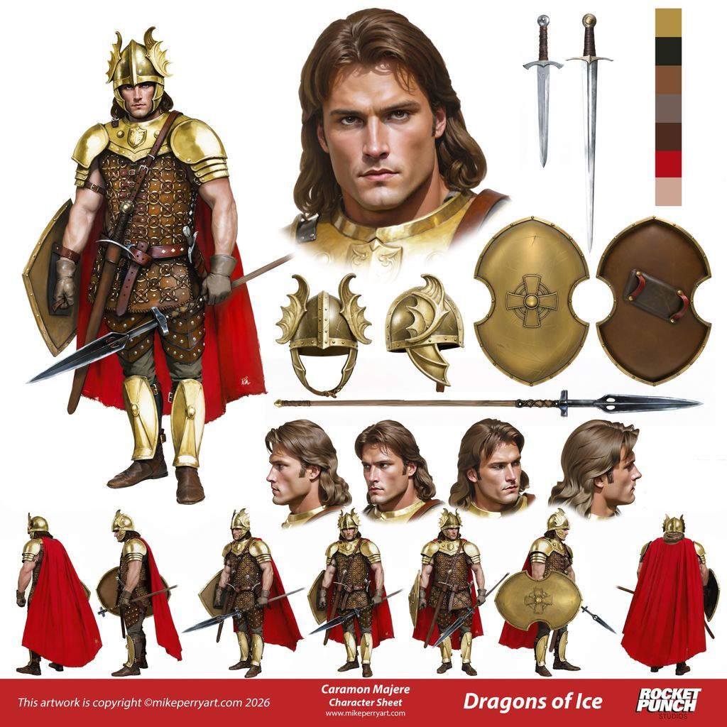 Caramon Majere - Complete Character Sheet

Twin brother to Raistlin. Protector, warrior, heart of the companions. The strongest fighter among the Heroes of the Lance, yet his greatest strength was his loyalty to those he loved.

 Weapons, shield, helmet - everything a