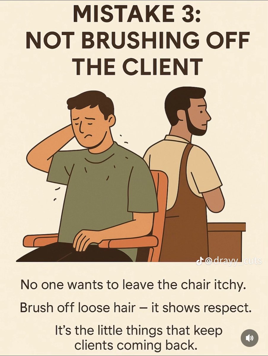 As we open our barbershop…. We shall educate our competitors…