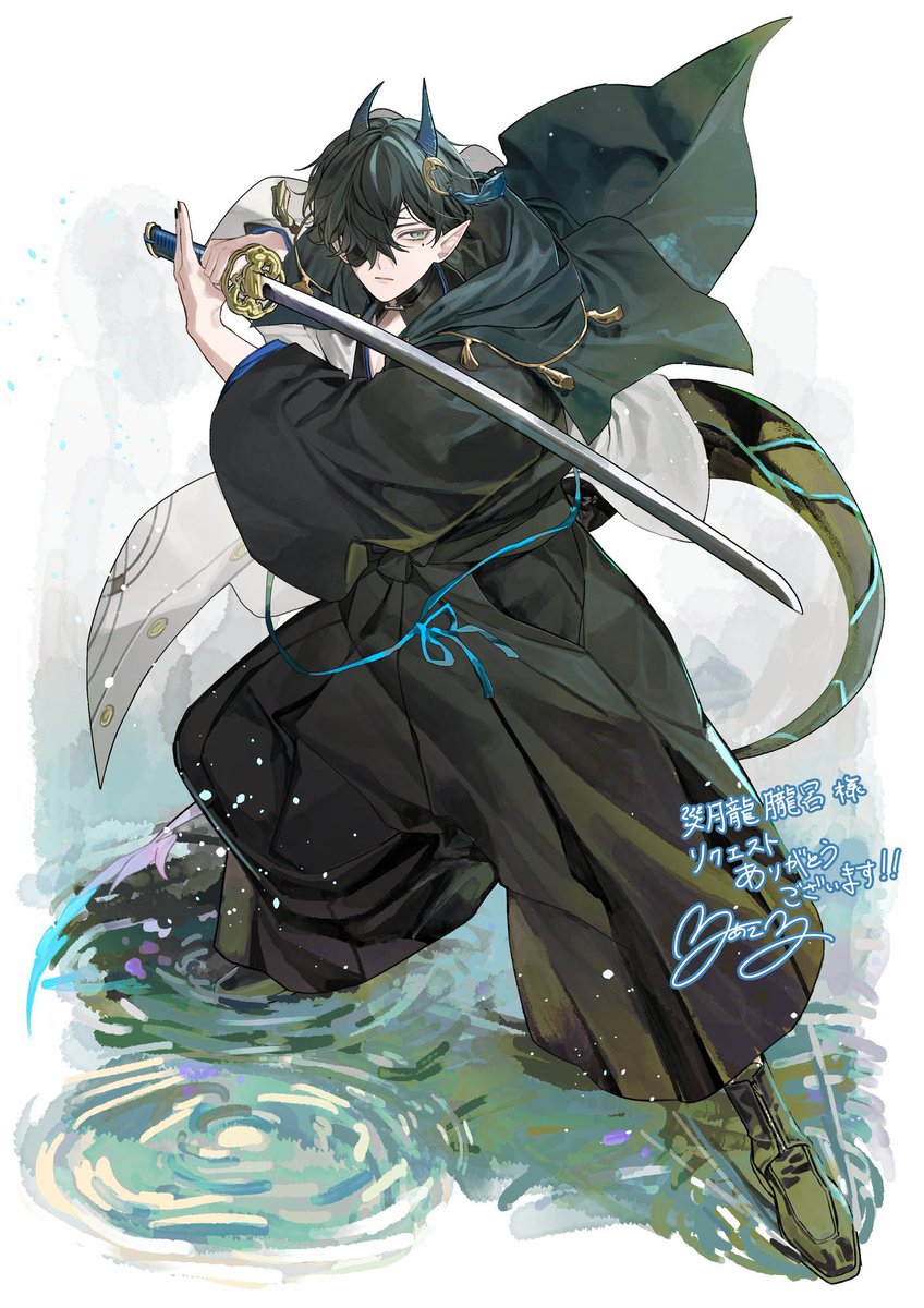 皆様初めまして。 災いをもたらす月の加護を受けし龍。その姿は朧げな