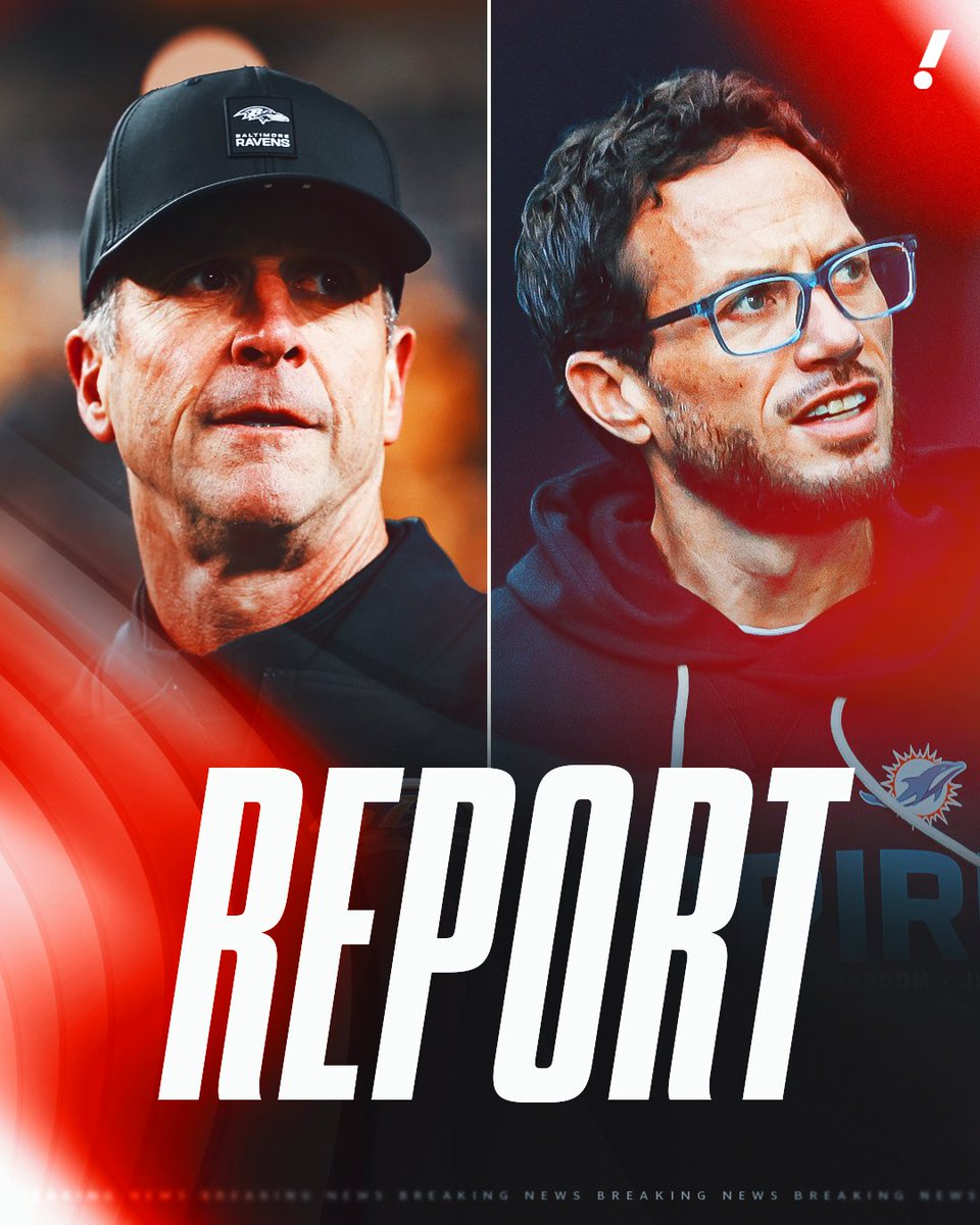 The Dolphins have been in touch with John Harbaugh, per <a href="/JosinaAnderson/">JosinaAnderson</a>.

Mike McDaniel is still Miami’s HC 😬
