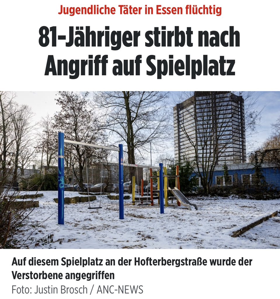 „Männliche Jugendliche“ - Jeder kann sich diese Situation bildlich vorstellen. Wir werden in unserem eigenen Land einfach abgeschlachtet.