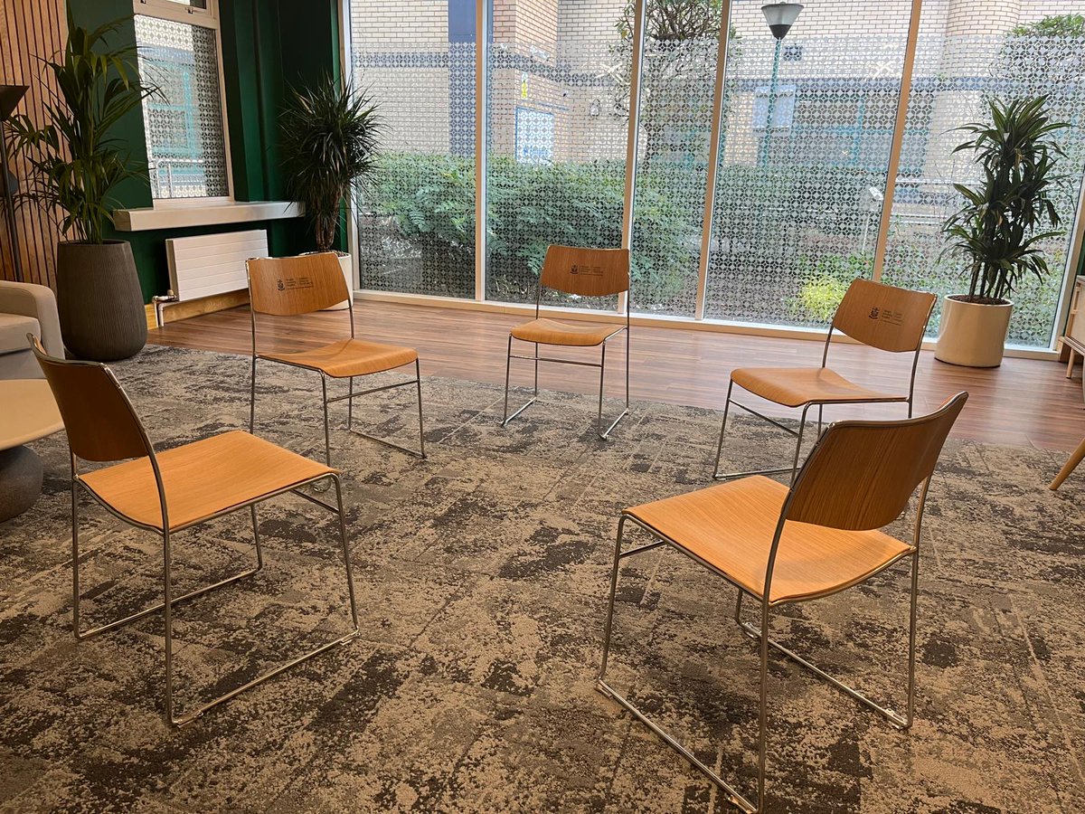 ICS_Furniture's tweet photo. Proud to supply ICON 40 stackable chairs to Tallaght Hospital’s Contemplation Room. Sleek, durable, stackable &amp; custom engraved — the perfect mix of style, function &amp; brand presence. #HealthcareDesign #ICSFurniture #ICON40 #InclusiveSpaces https://t.co/pAejc2EYn2