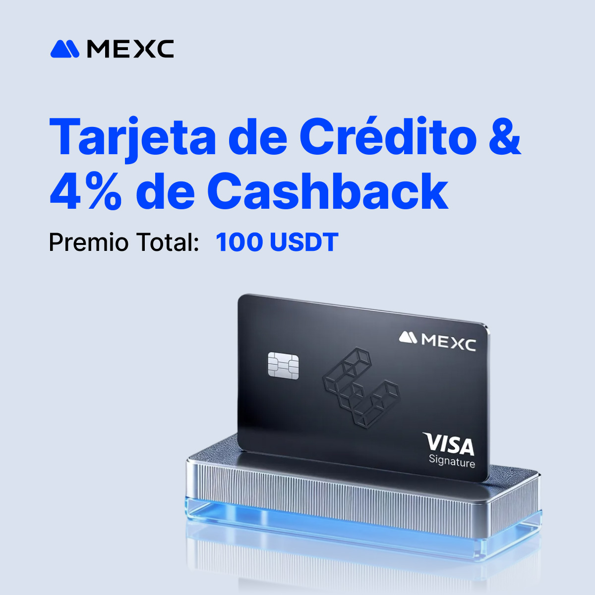 La MEXC Card ya está acá.
4% de cashback en cada compra 🫵

¿Cuál sería tu primera compra con la MEXC Card?

Participá:
• Seguí a <a href="/MEXCespanol/">MEXC Español</a> 
• Comentá este post

Premios (100 USDT):
• La respuesta con más likes: 50 USDT
• La respuesta más creativa: 30 USDT
• 2 al azar: 10