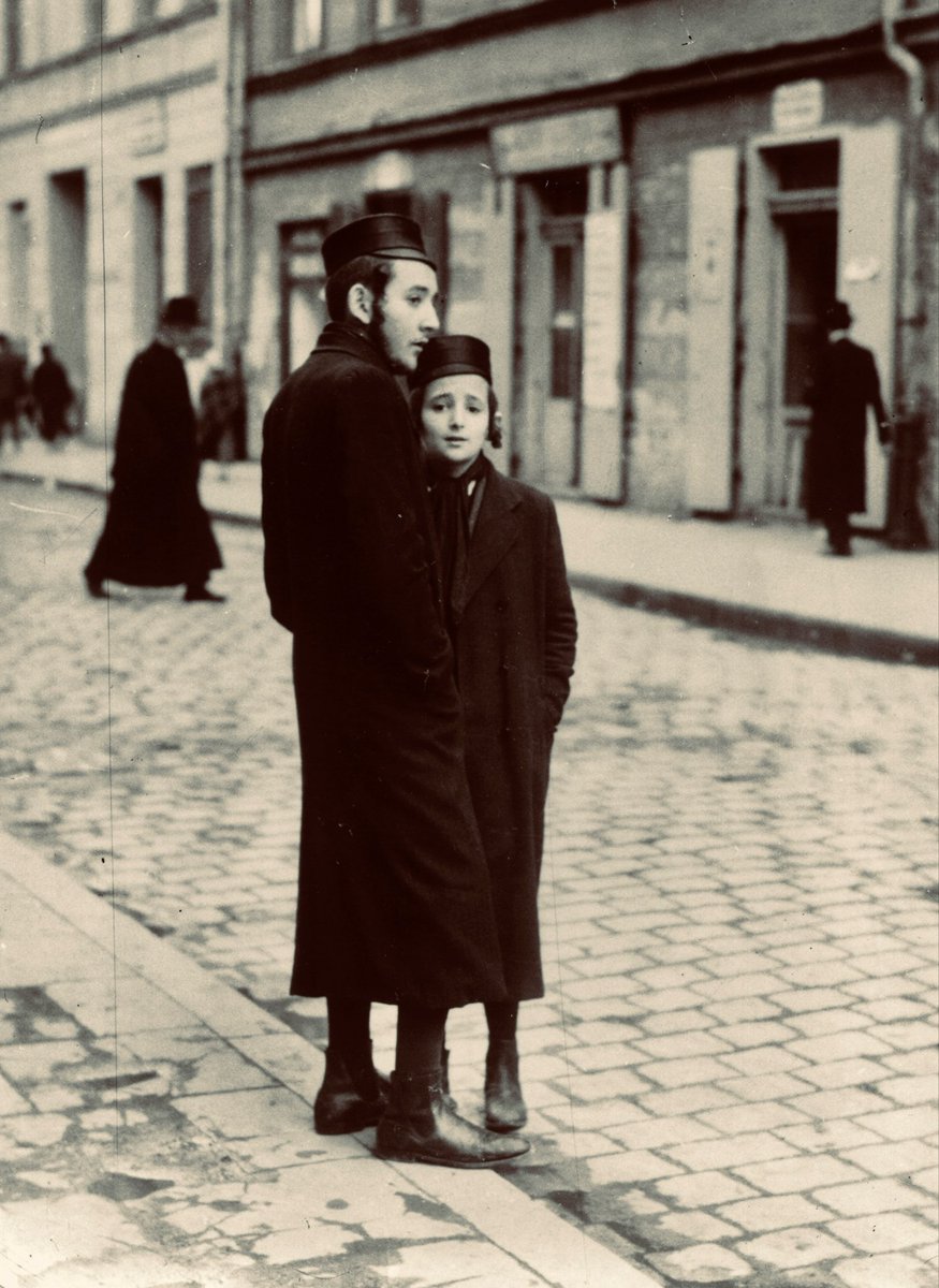 Two Hasidic boys in Warsaw, Poland, 1930s.