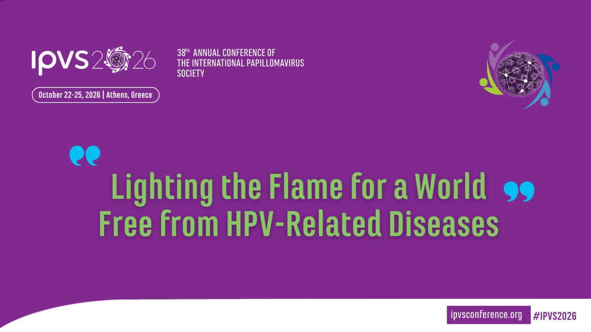 IPVS - International Papillomavirus Society tweet media