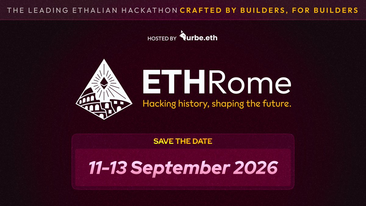 ETHRome 🇮🇹 tweet media