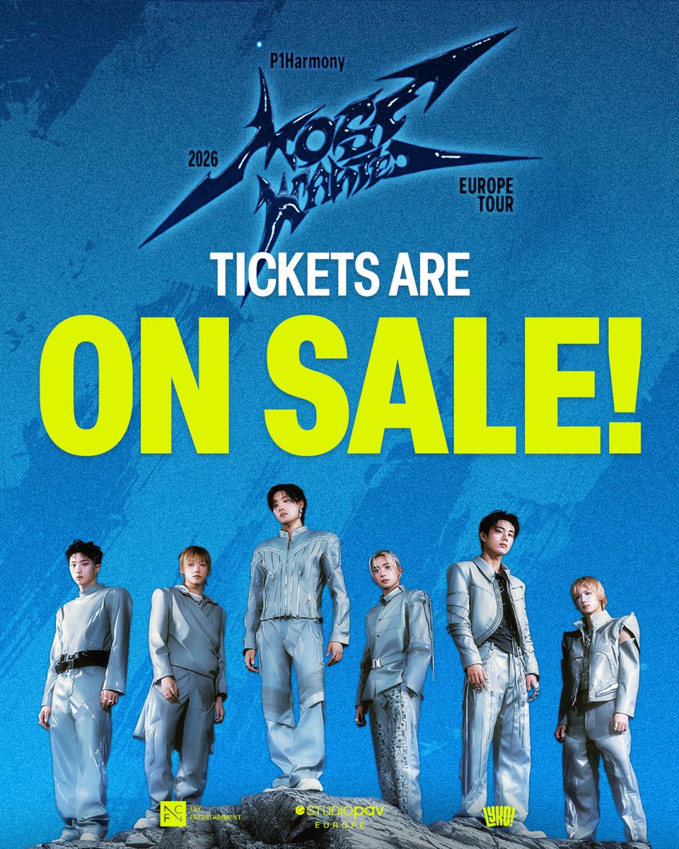 StudioPAVEurope's tweet photo. #P1ece, tickets are on sale for 🔹2025 P1Harmony LIVE TOUR [P1ustage H : MOST WANTED] in EUROPE🔹

🔗 https://t.co/sPOv9NguJM

Concert tickets are still available for Amsterdam, Munich, Gdańsk, Paris and London! We opened a new section in the Gdańsk venue, be sure to check it out if you haven't grabbed your ticket yet! 🎟️ 

#P1Harmony #피원하모니 #P1H #P1ustage_H #MOST_WANTED #P1HarmonyinEUROPE