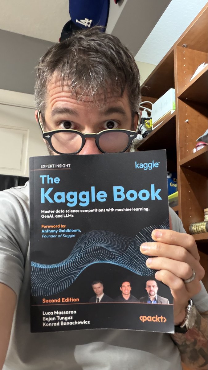 This book just arrived.

95% of machine learning solutions in the real world are for tabular data. Not agents, not fancy stuff.

I read the original Kaggle Book. It's one of the best resources I've always recommended people to read.

If you want to learn how to tackle the
