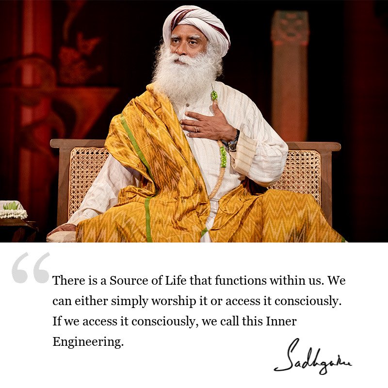 shobhitviradiya's tweet photo. #InnerEngineering gives rein of your life in your hands. 
This new year #BeginFromWithin https://t.co/9nC7Wly5Ow https://t.co/VRtI67OB6q