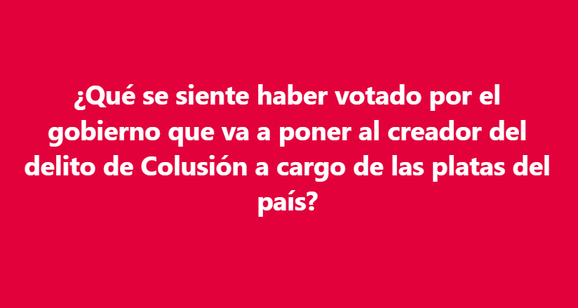 Así no más con el facherío..!!