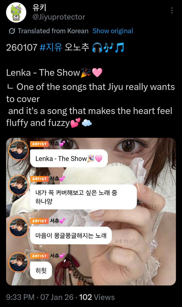 drafthalu's tweet photo. takut banget ini spoiler ijuy jadi mc the show... https://t.co/2rpv1DTb92