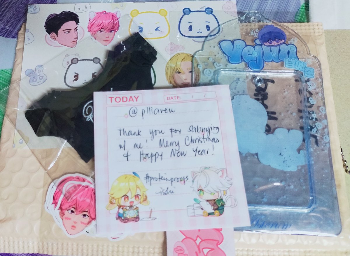 plliaveu's tweet photo. ⋆𐙚₊˚⊹♡ ° → happy mail 💌 from: @proteinpasabuy
received safe and sound aaaaaa thank you so much always mx ishi 💙💙✨🫶🏻🫶🏻 ♡(> ਊ <)♡
#proteinproofs | #pllingera_feeds https://t.co/CIS9a0YQiu