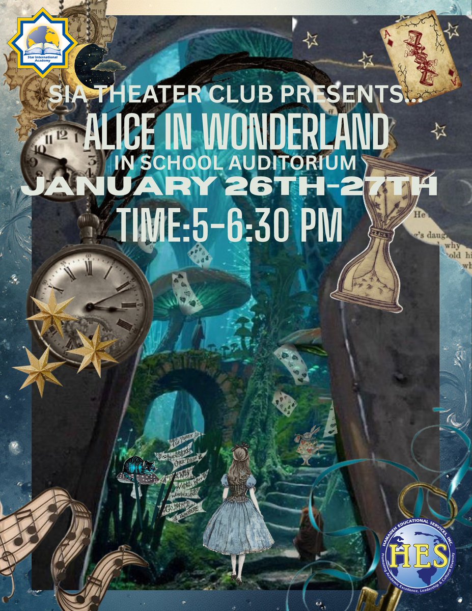 StarIntAcademy's tweet image. SIA Theater Club Presents: Alice in Wonderland  psqr.io/AeClqhDwPO via @ParentSquare