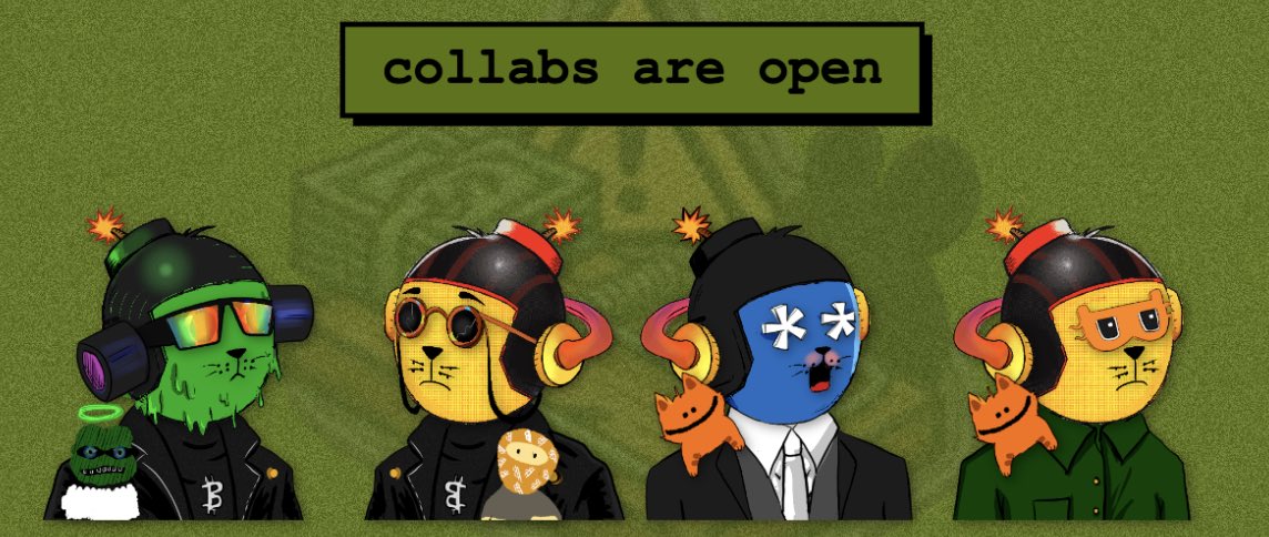 PurrBang 🐾 is here.

An art PFP collection on the mother chain.
Pushing the limits of what’s possible.
Some layers stay hidden until they’re ready to be found.

Supply: 1,000
Mint price : 8,000 sat
Launchpad: Magic Eden
Date: TBD
Website: purrbang.art

Collabs are