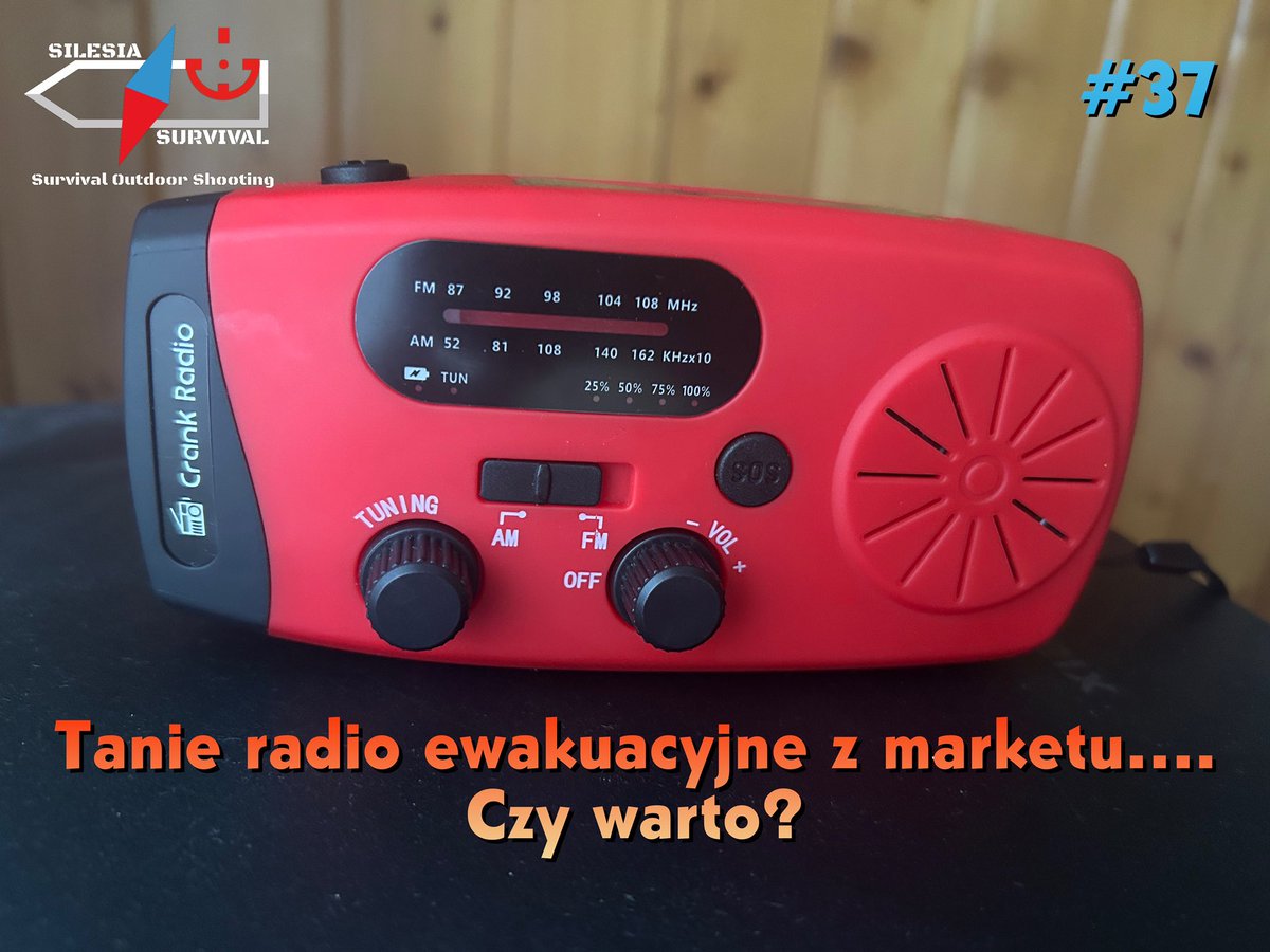 SilesiaSurvival's tweet photo. Cześć! 

Wielu posiada, w tym i ja. Z ogólnopolskiej sieci supermarketów. Jak oceniam? 
Wszystkiego dowiecie się z filmu. 

Link w komentarzu pod postem. 

~Bart 

#silesiasurvival
#ekwipunek
#testy 
#radio
#emergencyradio https://t.co/Pne3YwCiC5